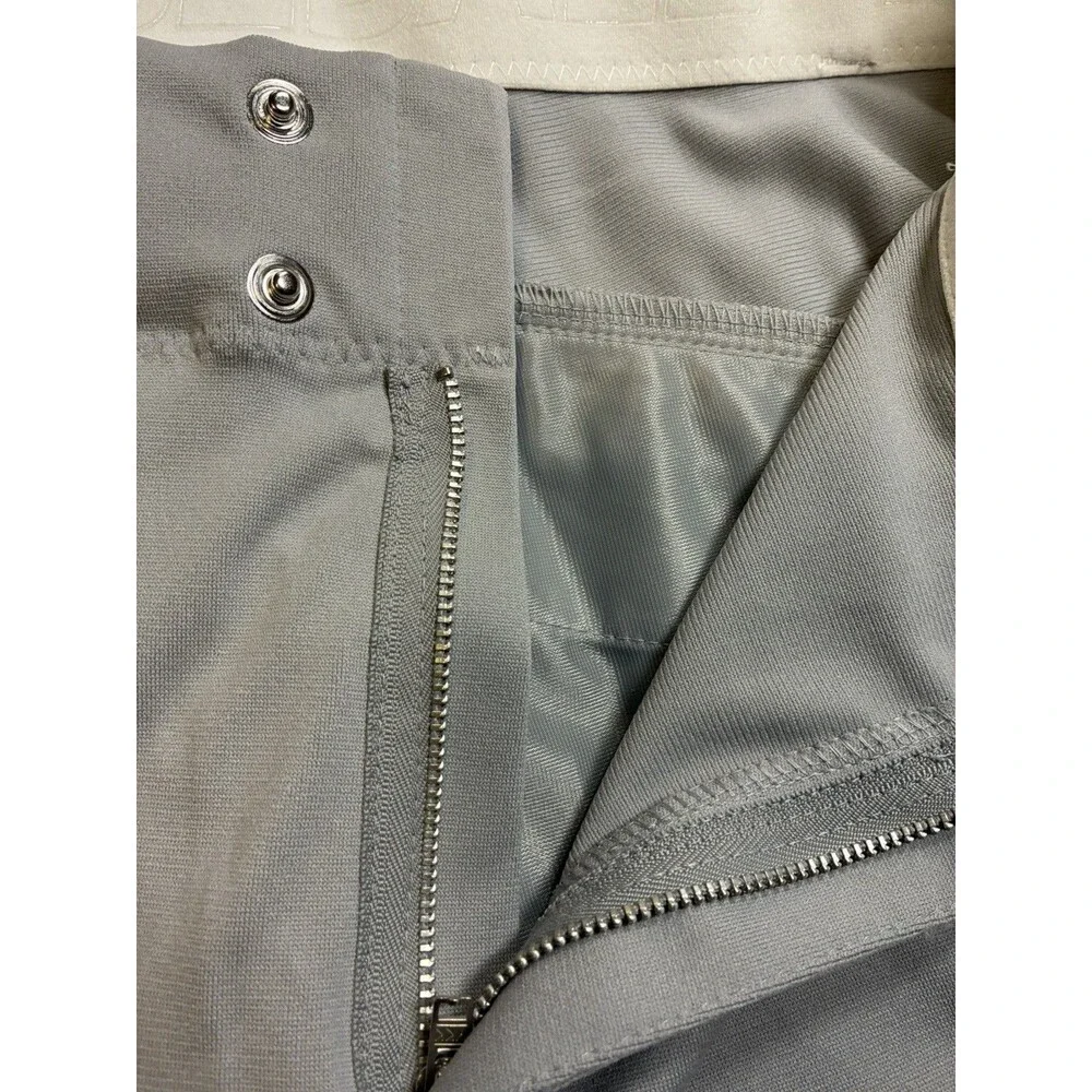 Nike Vapor Select High Men’s Large Gray Black Piped Baseball Pants NWT